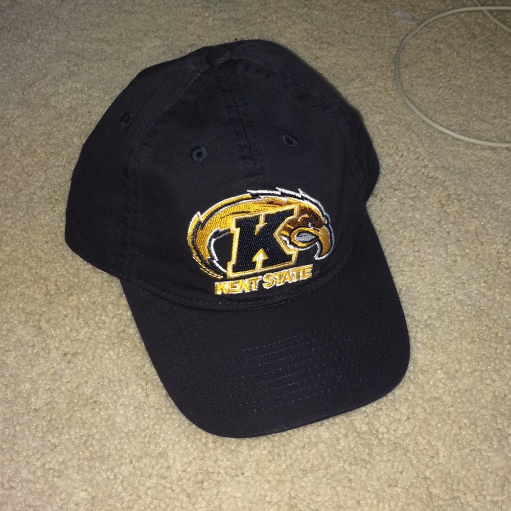 Kent state strap back dad hat